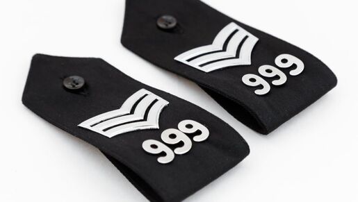 Police Sergeant 999 rank badges